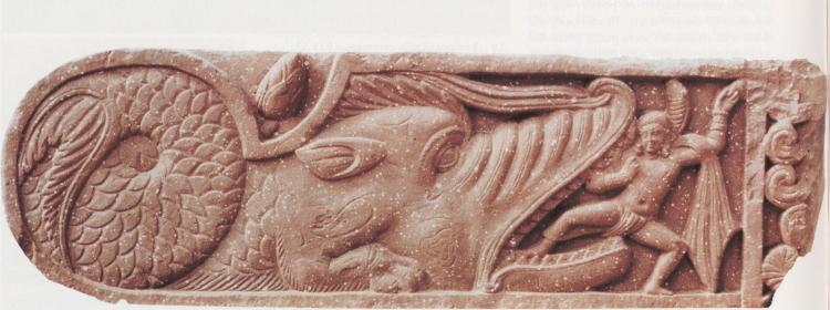 Sonkh Temple Artefact (Mathura, 1st century CE).